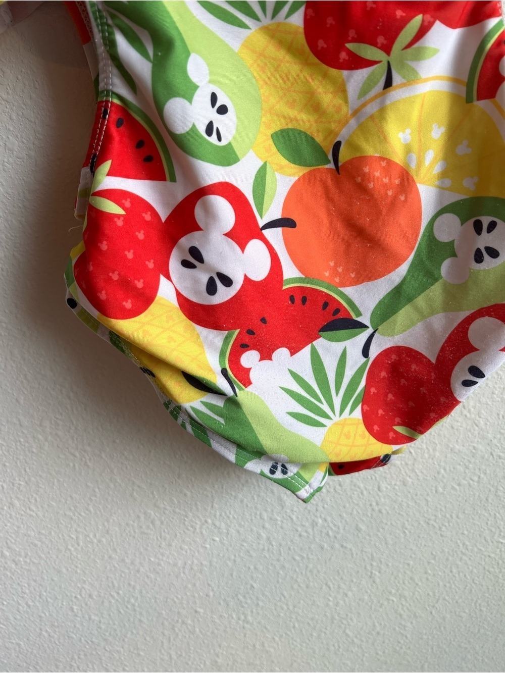 Disney Red Fruit-Print Ruffle One-Piece Swimsuit - Picture 5 of 5